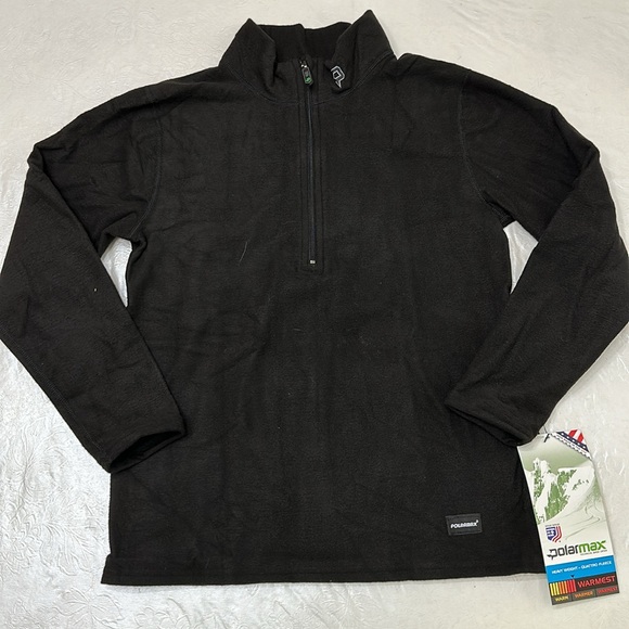 PolarMax (4.0) QUATTRO FLEECE ZipMock top - Black - Picture 2 of 14
